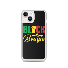 Load image into Gallery viewer, Black & Bougie iPhone Case