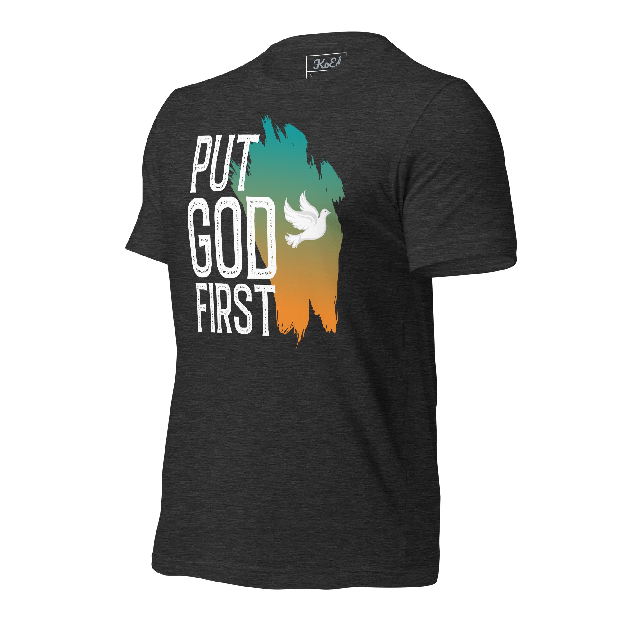 Put God First T-Shirt | Black-Owned – KoEd Wear